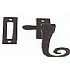 521 Curly Casement Fastener With Hook & Mortice Plate